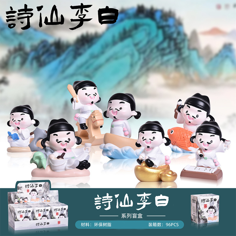 创意卡通手办暹罗小豆丁盲盒桌面摆件装饰学生礼物批发闺蜜朋友|undefined