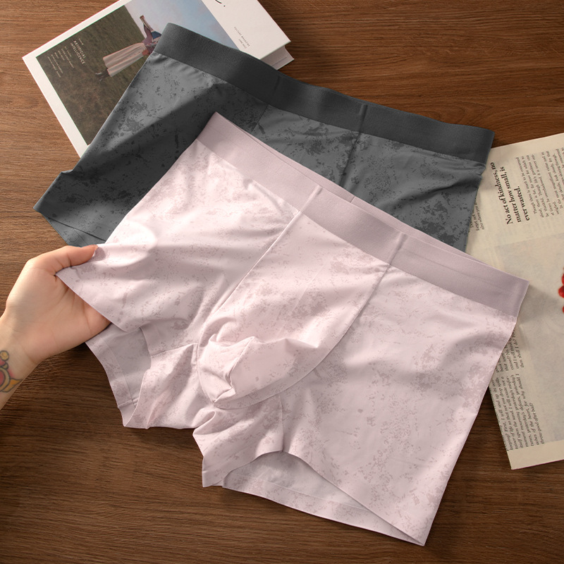 Ropa interior masculina de verano, antibacteriano, ultrafino, de secado rápido, cómodo y cómodo, calzoncillos bóxer deportivos fríos para niños