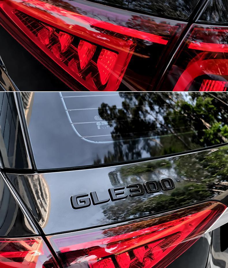 Mercedes-Benz GLE53 GLE350 GLE400 GLE450 modified tail emblem, car logo, letter stickers, and car decals