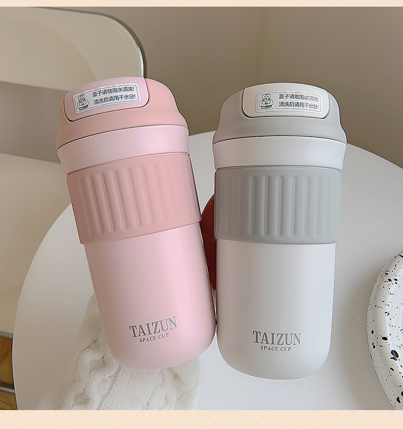 Candy Color High-value Coffee Cup Portable Thermos Cup display picture 2