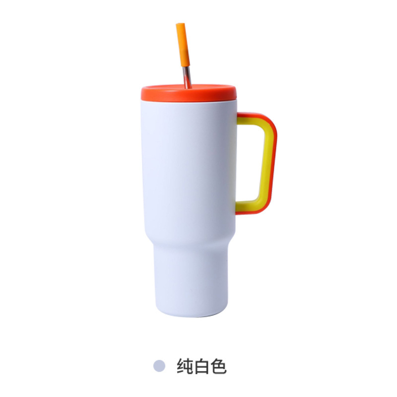 跨境直供40oz汽车杯 304不锈钢保冷冰霸啤酒杯 车载大容量吸管杯|undefined