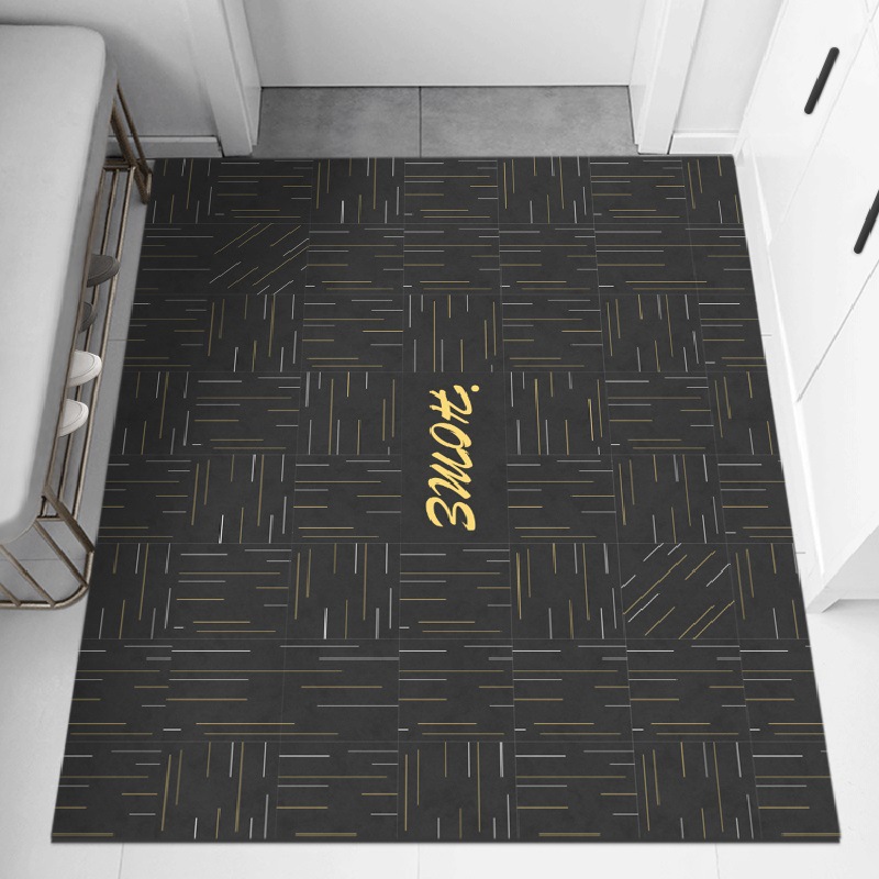 Alfombra de puerta PVC alfombra de la puerta estera de la puerta del hogar antideslizante alfombra de corte