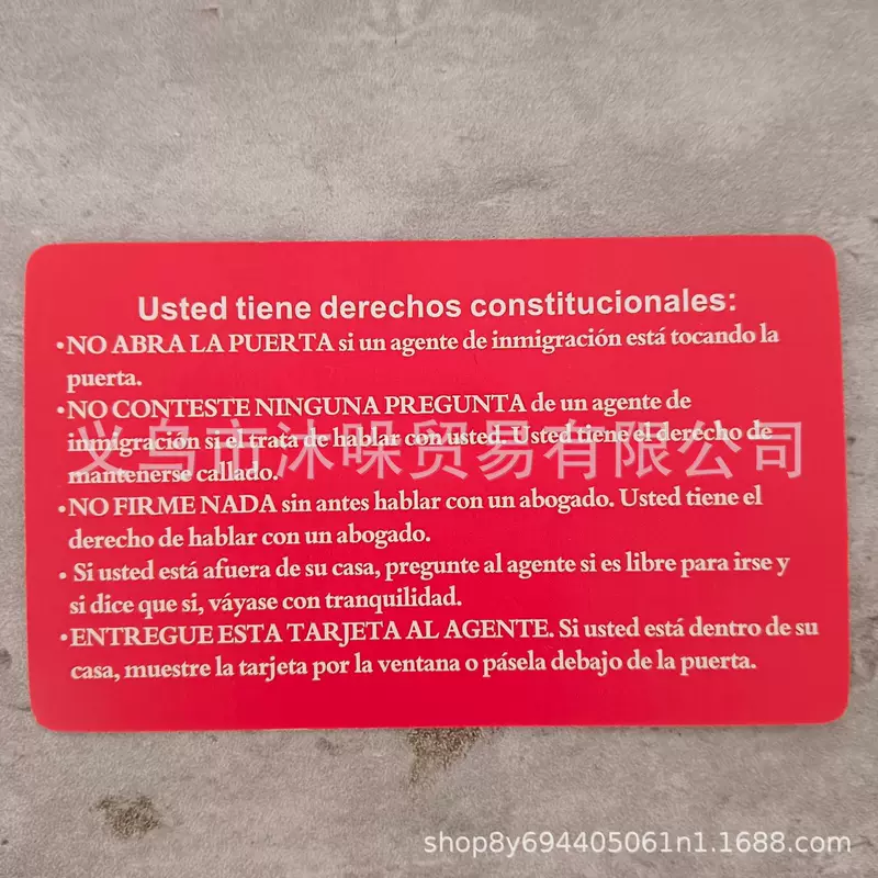 Roja Para Immigrantes