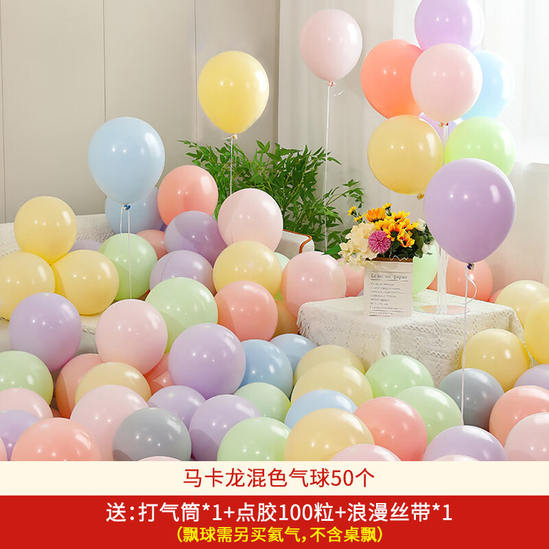 Escenas de atmósfera de globo macarón para niños no tóxicos cumpleaños globo decoración al por mayor dopamina espesado