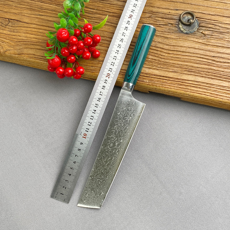 Damascus Steel Kitchen Knife Women's Special Knife Household Slicer Kitchen Meat Knife Small Kitchen Knife Light Kitchen Knife