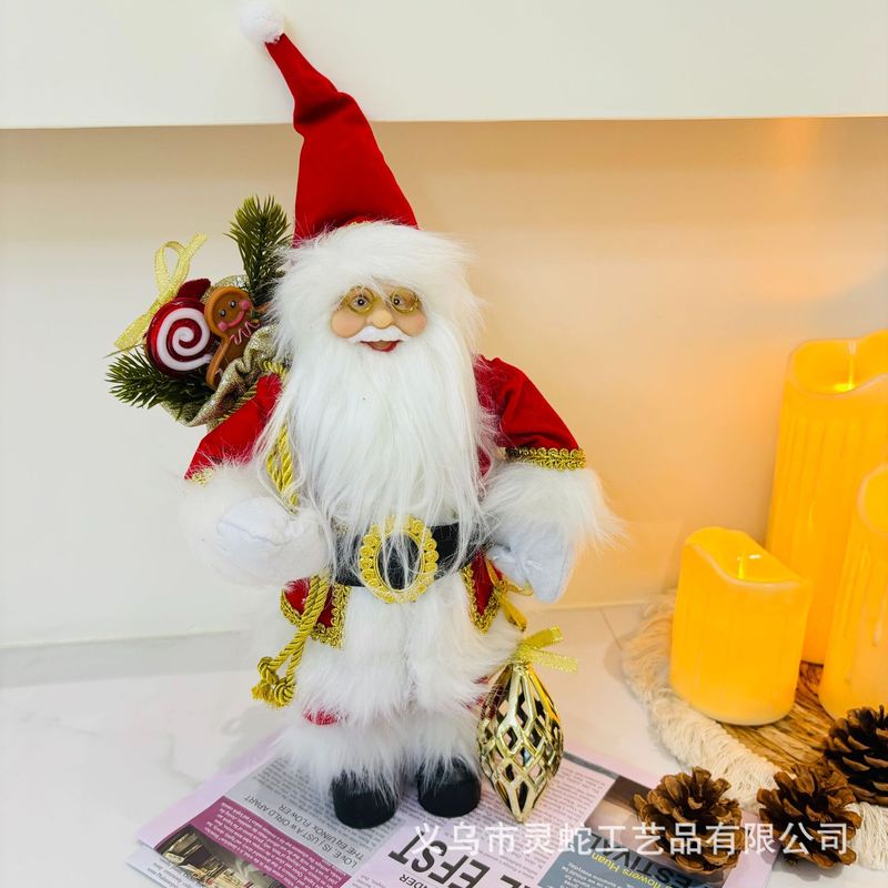 クリスマスサンタクロース生地サンタグレーベストクリスマス人形窓装飾装飾品メーカー卸売|undefined