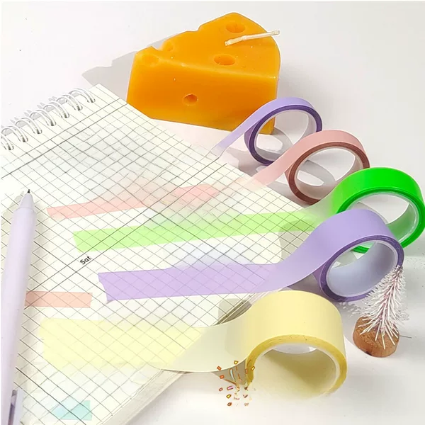 bopp transparent sticky note tape wholesale sticky Mark index sticker extremely thin strip transparent random tear tape
