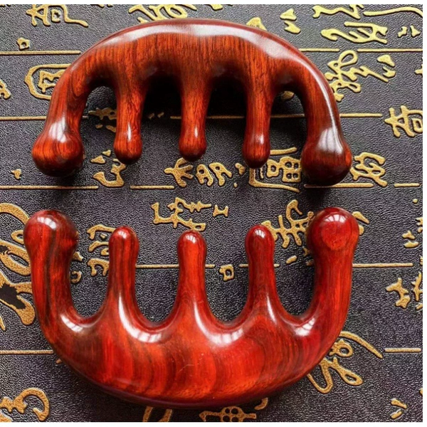 Rosewood five -ball massage comb