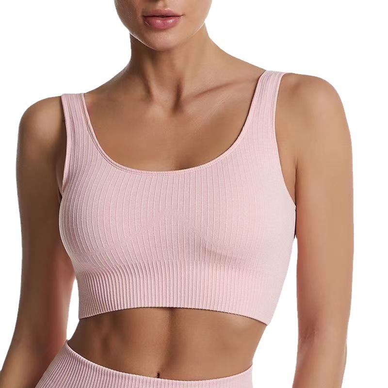 Europa y los Estados Unidos a punto transfronterizo de gran tamaño sujetador antichoque fitness chaleco de poliestireno bra ancho cinturón de hombro ropa de yoga