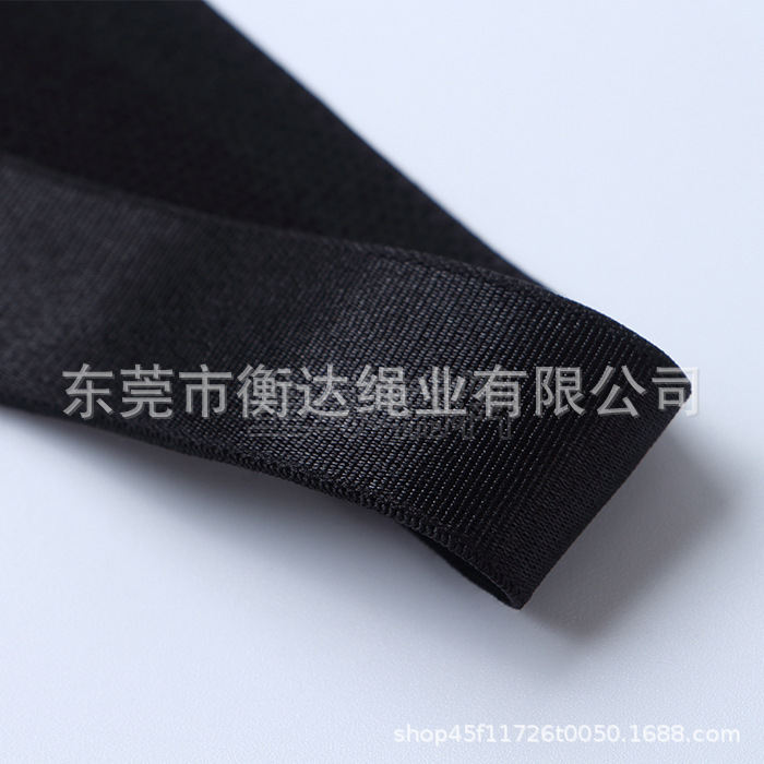 Blanco y negro en stock 0.8 ~ 4cm bra de mujer cinturón de hombro de ropa interior brillante de nylon elástico elástico