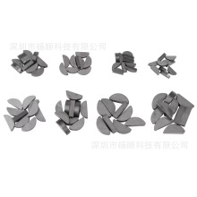 跨境80pcs袋装碳钢半圆键月牙形键销半圆形钥匙键槽3-6mm组合套装