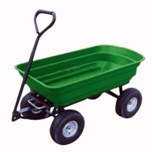 Tc4253B Dump Truck Large Capacity Plastic Cargo Trolley Transport Agricultural Cargo Four-Wheel Dump Truck