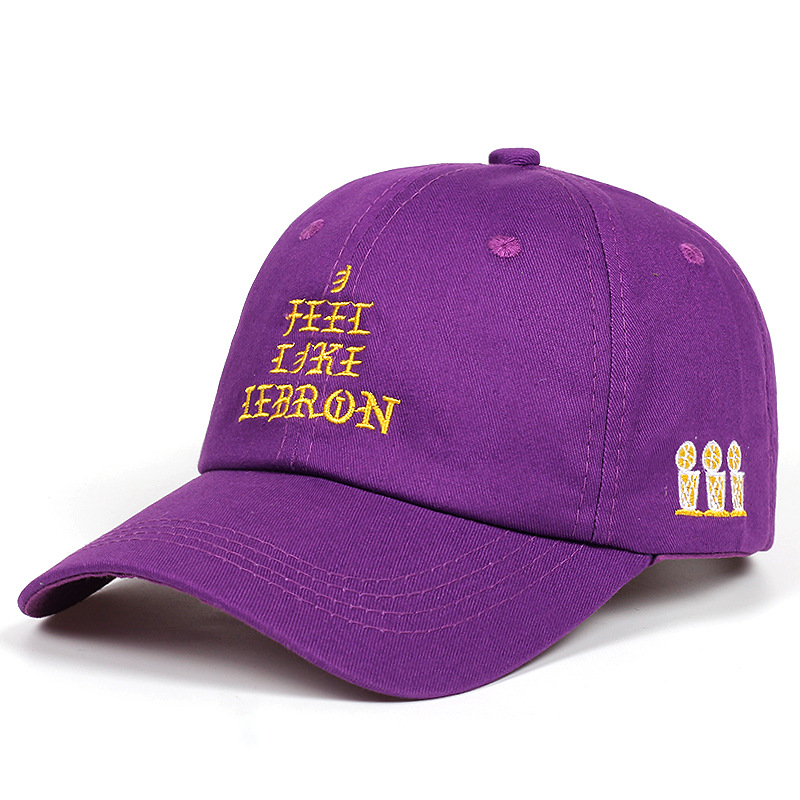 High Edition English Embroidered Hip Hop Baseball cap Soft Top Kobe Basketball Fans Memorial Duck Tongue Hat_voghion.com