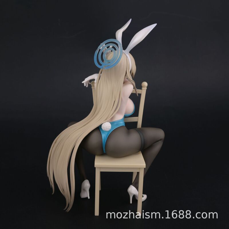 adm 明日奈フィギュア 1/7 ドレスバニーガール美少女椅子モデル gk シャーシ装飾品|undefined