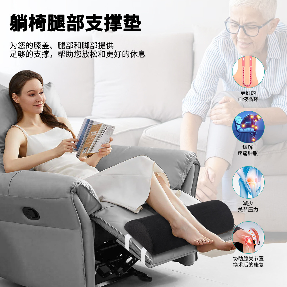 Nuevos productos transfronterizos almohadillas de piernas de sofá de esponja de rebote lento y alta elástica almohada de piernas almohada de cintura almohada de cabeza almohada de piernas multifuncional