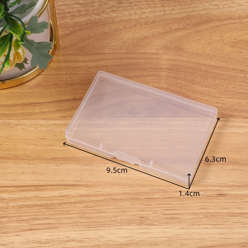 名刺の長方形のプラスチックの平たい箱の砂糖の紙のもち米の紙の包装箱の部品の箱の電子の部品の箱のカードの箱の空の箱