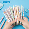 Cartoon cute gel pen for elementary school students, water-based pen, black bullet