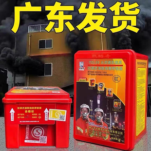 National Standard Fire Mask Tzl30C Gas Mask Fire Escape Fire Smoke Mask Filter Fire Self-Rescue