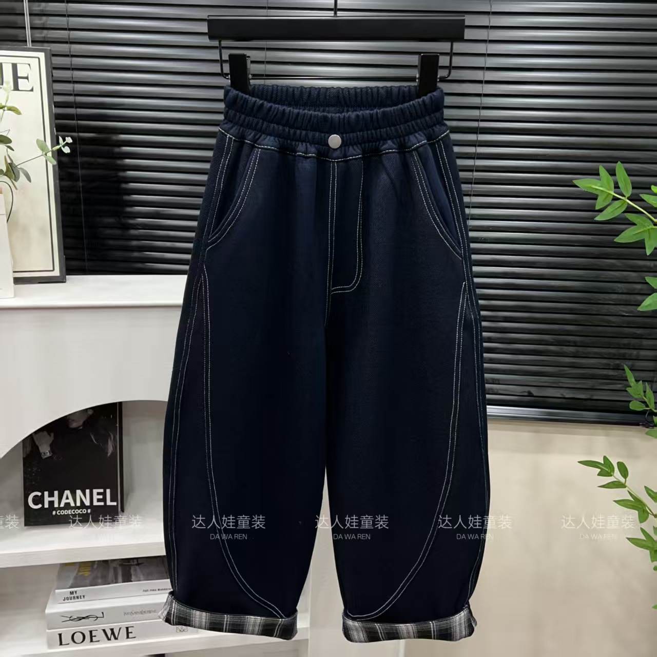 [Primavera y otoño único] 2026 primavera y verano nuevos jeans coreanos sueltos pantalones rectos para niños de tamaño medio image 5