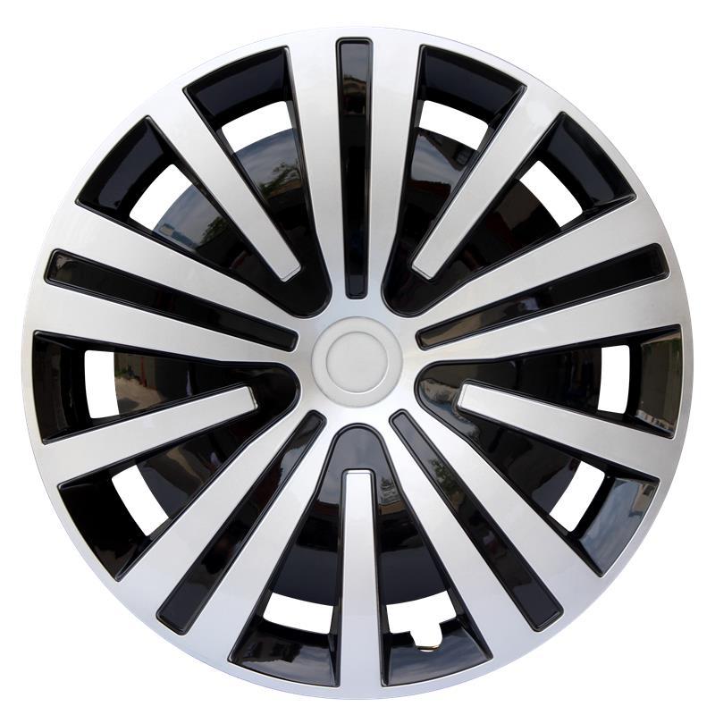 Universal Modified: Universal Hub cover - 16-inch-gl-style-silver-black-1pc