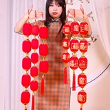 2026 Новогодние фонарики Подвесные веревки Фонарики весеннего фестиваля Подвесные веревки Подвески Торговый центр Бытовые украшения с перцем чили Новогодние товары Праздничное украшение