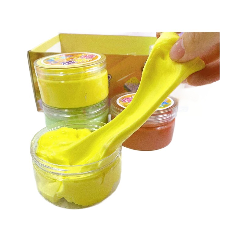 Juguetes para niños al por mayor slime copo de goma espumante magnético dibujo de alambre sin maneras transparentes de alto valor de color espumante