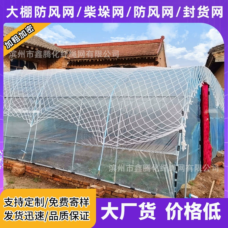 Ветрозащитная сетка для теплиц, сельскохозяйственная укрывная сетка, защитная сетка-пленка от ветра, сетка-шнур для укрытия, сетка для укрытия автомобилей с крупными отверстиями, нейлоновая сетка