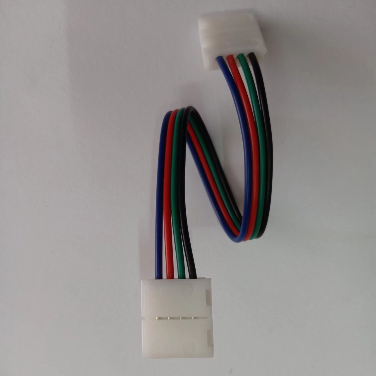 LED灯条连接线5050RGB带线对接免焊连接头3528LED连接线