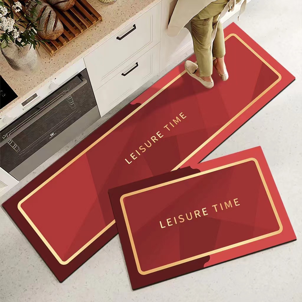 Cojín de absorción de barro de diatomeas cojín de suelo antideslizante de baño cojín blando de entrada sin lavado cojín de pies de entrada de absorción de agua secado rápido