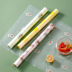 Kitchen drawer mat paper printed waterproof and oil-proof mat cuttable countertop anti-fouling mat cabinet wardrobe paper moisture-proof mat