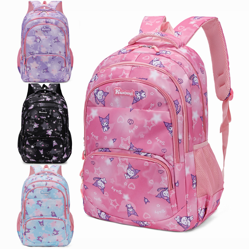 Nuevo estilo de comercio exterior mochila de gran capacidad para mujer linda escuela de escuela primaria de alto valor mochila doble informal para estudiantes neutrales