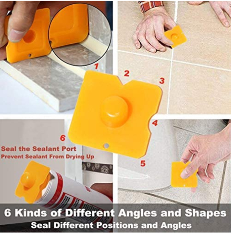 En caja de 34 piezas 3-en-1 raspador de metal recubrimiento de calafateo raspador sellador tratamiento belleza herramienta conjunta