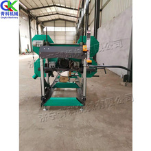 小型卧式原木带锯机 全自动单片木工锯 家具造船厂薄板推台锯