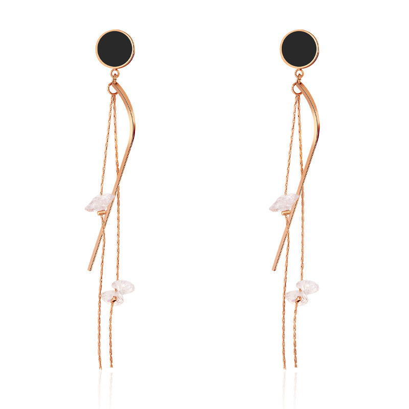 Oferta especial experiencia europea y americana joyería de acero titanio vacío galvanoplastia no decoloración no alérgica joyería pendientes collar fábrica al por mayor