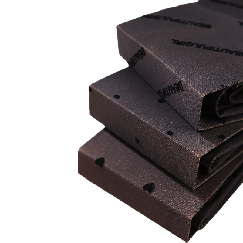 Pantimedias transparentes con estampado de letras para mujer, estilo primavera y otoño, forradas y engrosadas con forro polar para otoño e invierno, pantimedias negras transparentes con lunares al por mayor.