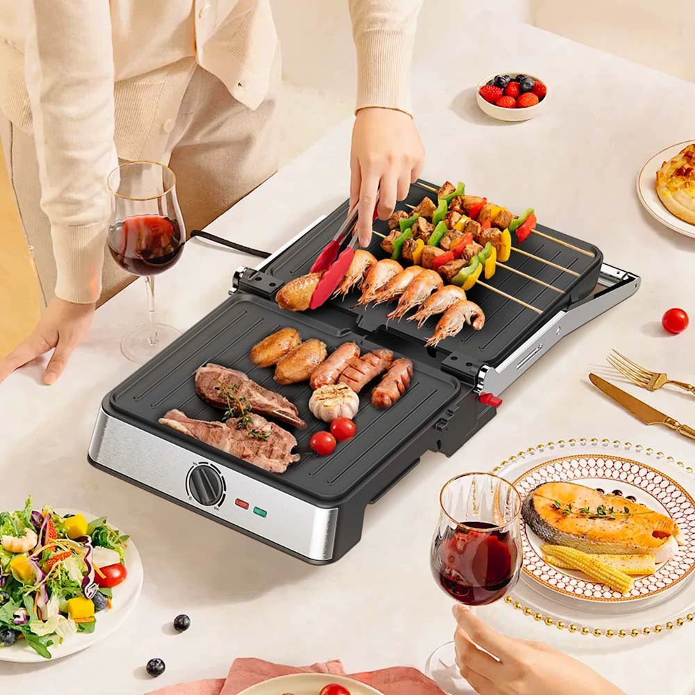 winningstar Cross -border fried steak sandwich grill multifunctional Panini sandwich machine barbecue machine