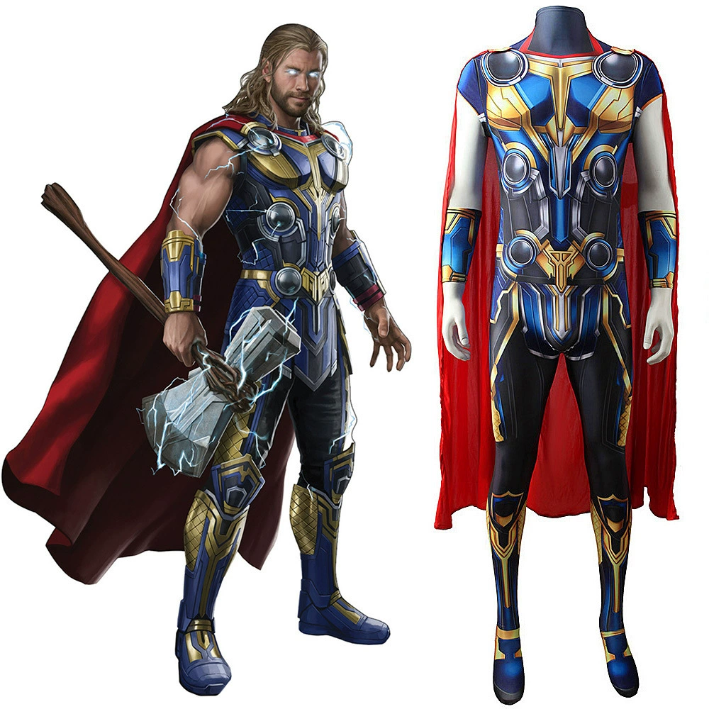 Thunder 4 Love and Thunder Thor Love and Thunder Thor Thor Косплей костюм на Хэллоуин