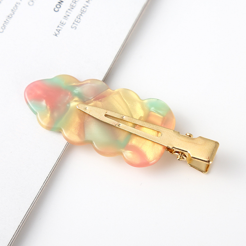 13g Weight Hair Clip Hair Accessories Type 1 Piece Quantity Fashion Women'S Ditsy Floral Arylic Stoving Varnish Hair Clip