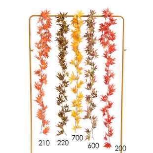 Хэллоуин 3D -печать Осенью -Колотированная подвесная украшение симуляция кленового листья роттан Амазонка