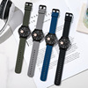 Universal quartz silica gel watch for leisure, wholesale