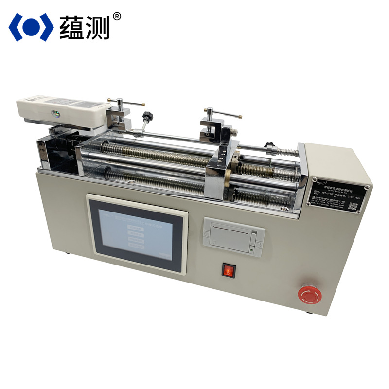HDT-1000S智能式电动卧式测试台 触屏卧式推拉力计电动测试机台