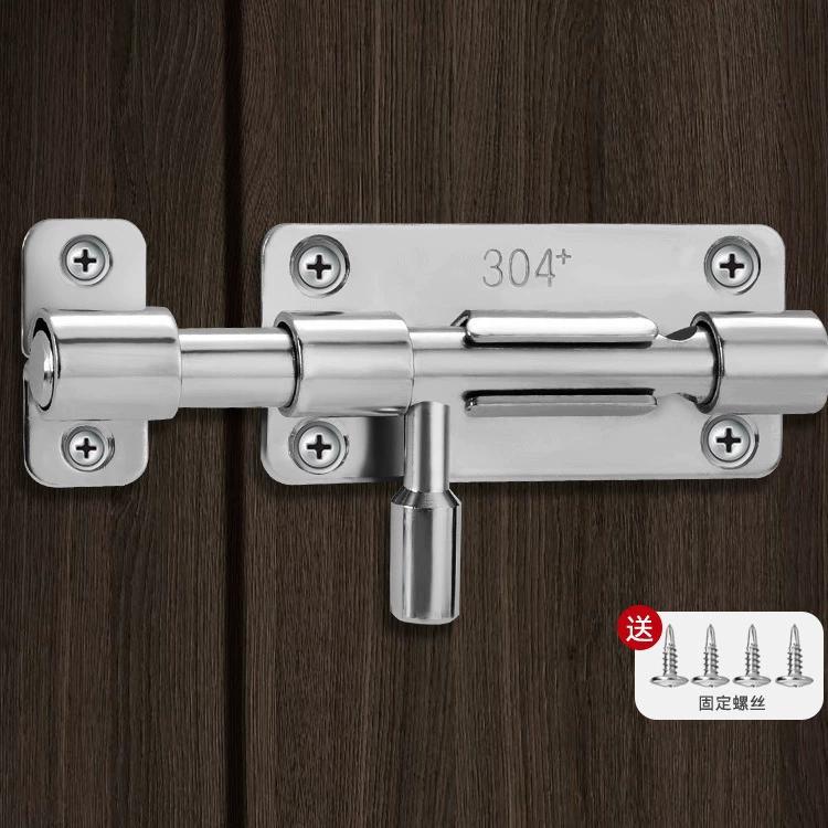 Болт из нержавеющей стали без перфорации для унитаза старомодный утолщенный дверной болт, установленный на мине, дверная Пряжка, деревянная дверь, окно, Противоугонный замок с болтом