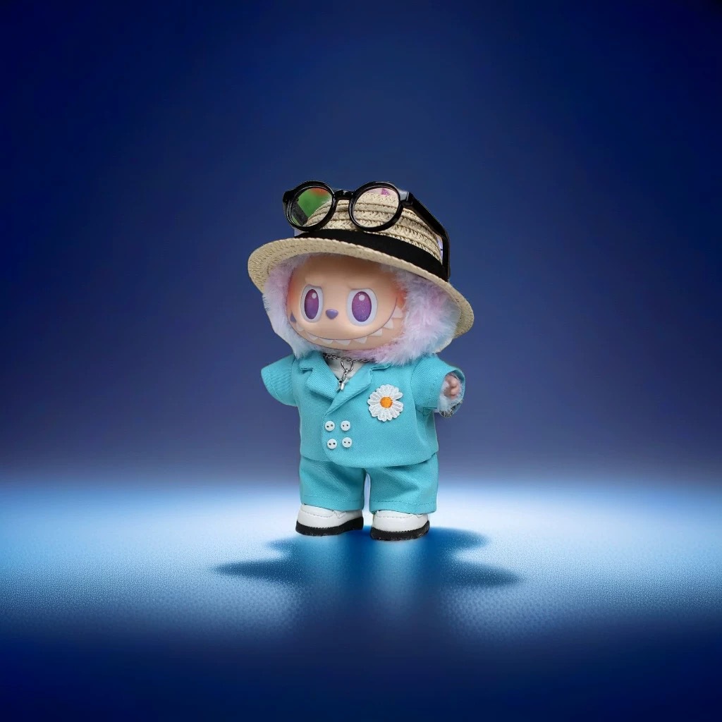 GD Quan Zhilong el mismo estilo de ropa de bebé, traje azul, primera, segunda y tercera generación de rabu sentado, estrella Hallyu, el mismo estilo al por mayor