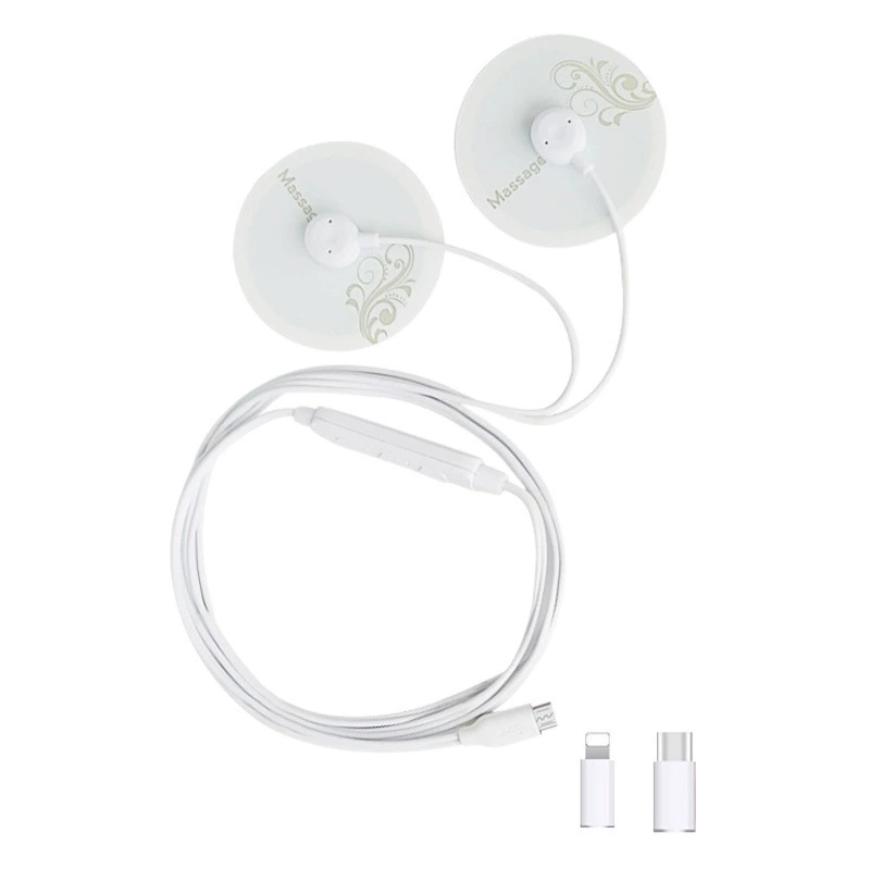 Мини Портативная наклейка для массажа шейного отдела позвоночника с проводным управлением для мобильного телефона Acupoint мини массажер для плеч и шеи импульсный массажер для плеч и шеи