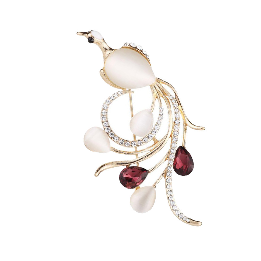 2024 nuevo día de la madre venta caliente broche de ópalo mujer con incrustaciones de diamantes de imitación broche accesorios de ropa joyería image 49