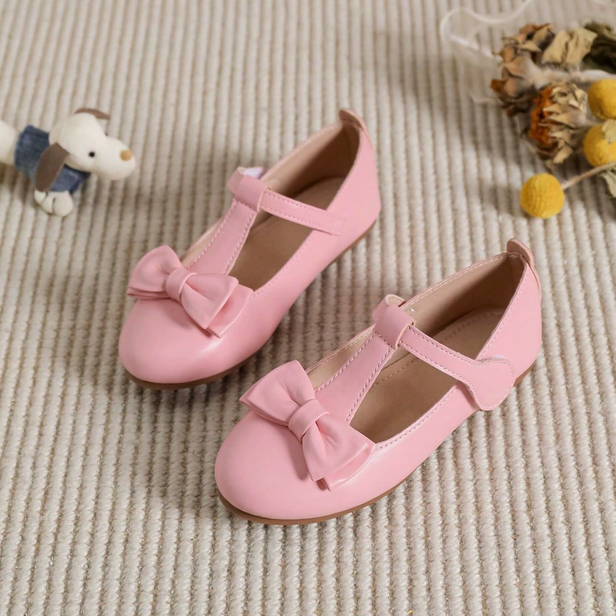 Трансграничная школа внешней торговли милая девушка мягкая подошва принцесса маленькая кожаная обувь бант