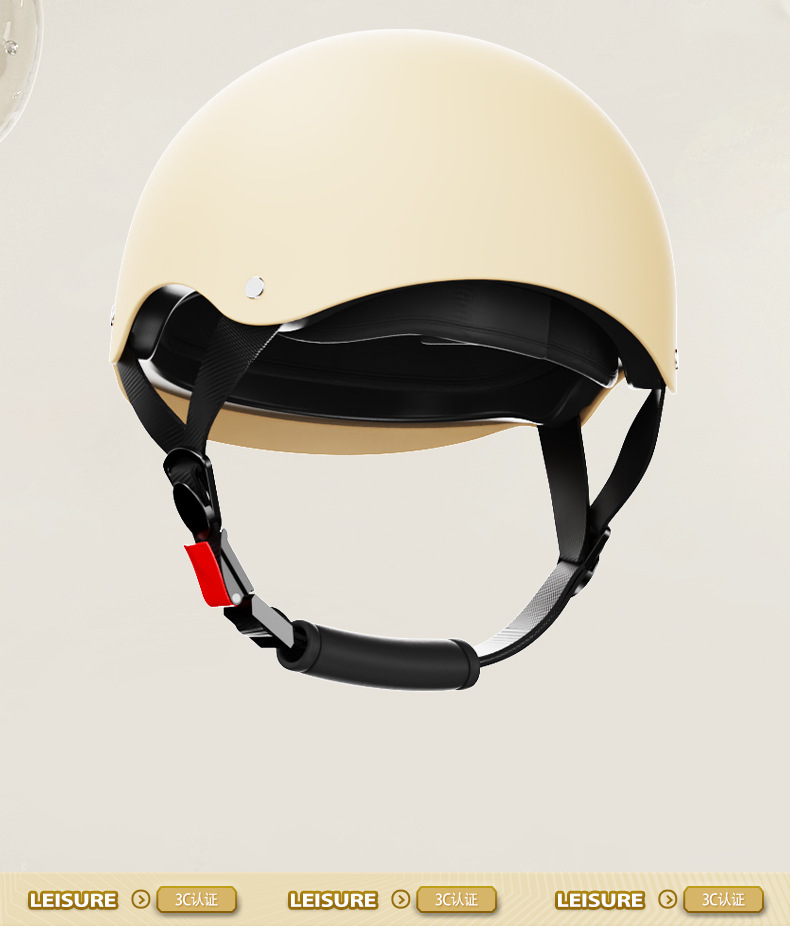 3C Certified Helmet Electric Motorcycle Lightweight Summer Half Helmet