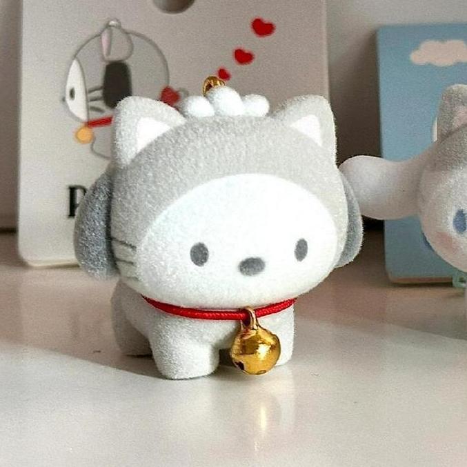 サンリオ 植毛猫人形 キティメロディー クロミ シナモンドッグ パチャドッグ ベルペンダント スクールバッグ|undefined