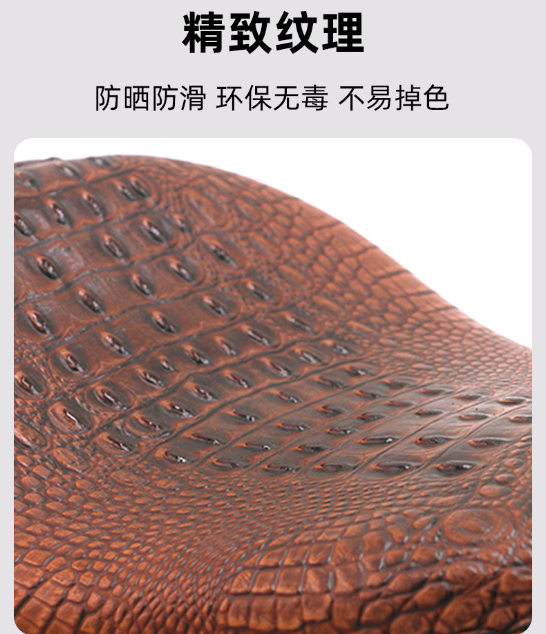 Suitable for Harley Cruise Prince Accessories Retrofit Retro Spring Leather Seat Cushion Single Seat Bag Harley Cushion