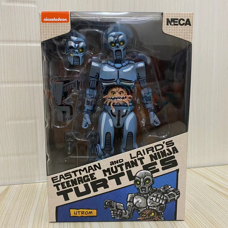 Genuine NECA54245 Teenage Mutant Ninja Turtles Robot Otham Comic Edition 7 Inch Action Figure